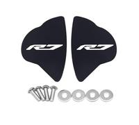 Rearview part Motorcycle Mirror Hole Cover Windscreen Driven Eliminators Cap Accessories For Y-AMAHA YZF-R7 Yzf-r7 2022 2023 2024(Black- Silver)