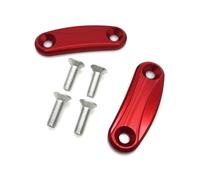 Rearview part Motorcycle Rearview Mirror Hole Cap Cover Mirrors Eliminators Baffle Base For KAWASAKI For Ninja-400 ZX-6R ZX-10R 2019-2023(Black- Silver)