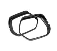 Rearview Side Glass Mirror Trim Frame Rain Shield Sun Visor Shade ABS Chrome For CRV CR-V 2012 2013 2014 2015 2016(carbon fiber)