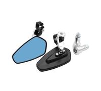 Rearview Side Mirror 7/8" 22mm CNC Motorcycle Rearview Mirrors Universal Blue Glass Scooter Bar Handlebar For Sur-Ron For SurRon For Light For Bee S & X Bar End Mirror(5)