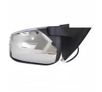 Rearview Side Mirror Assy 3 Pins Side Mirror Assembly For Mitsubishi For Triton L200 2005-2015 Front Kit Electric Adjust RHD Replacements Car Accessories Wing Mirror Electric(Silver,Left)