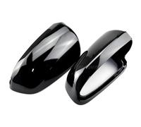 Rearview Side Mirror Cap For S Line For A4 B6 B7 For A6 C6 (2003-2007) S4 Carbon fiber and black Mirror Covers(Black)