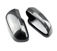 Rearview Side Mirror Cap S For Line For A4 B6 B7 For A6 C6 (2003-2007) S4 Carbon Fiber And Black Door Mirror Covers Caps(Carbon fibre)