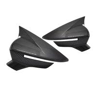 Rearview Side Mirror Cover Wing Cap Exterior Door Case Trim Sticker For SEAT For LEON MK3 5F 2013-2019 For IBIZA MK5 2017-2020(Carbon)
