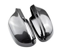 Rearview Side Mirror Covers For A4 B8 For A6 C6 For A5 8T For Q3 For A3 8P Rearview Side Mirror Caps S Line Real Carbon Fiber Cover(Carbon Look-B8)