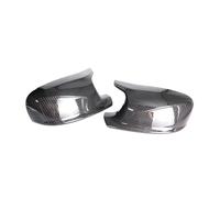 Rearview Side Mirror Covers For BMW For X1 E84 Pre-LCI 2010 2011 2012 2013 Smooth Black Car Rearview Mirror Cover Side Wing Mirror Cover(Carbon pattern)