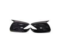 Rearview Side Mirror Covers For Jazz 2009 2010 2011 2012 2013 Car Rearview Mirror Cover Wing Cover Outer Door Rearview Mirror Box Decoration(With Light Black)