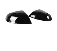 Rearview Side Mirror Covers For Q7 SQ7 2016 2017 2018 2019 2020 2021 2022 2023 2024 Car Side Door Wing Mirror Cover Shell(Glossy Black)