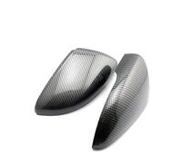 Rearview Side Mirror Covers For VW For Golf 6 For GTI 6 2PCS Side Car Mirror Covers Caps Pair Wing RearView Mirror Case Cover Trim Cap(Carbon fiber pattern)