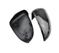 Rearview Side Mirror Covers For VW For GOLF 7 MK7 MK7.5 For GTI R For GTE For GTD 2013 2014 2015 2016 2017 2018 2PCS Wing Rear View Mirror Case Covers(Bright black)