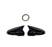 Rearview Side Mirror Covers For VW For Golf MK6 MK7 7.5 For GTI R For GTD Base 2009-2020 2Pcs Side RearView Mirror Cover Caps Tools Case Gloss Black Tuning(A)