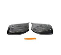 Rearview Side Mirror Covers Trim 2X For BMW E60 E61 E63 E64 2004 2005 2006 2007 2008 Wing Rearview Mirror Cover Caps(Carbon One Pair)