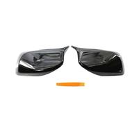 Rearview Side Mirror Covers Trim 2X For BMW E60 E61 E63 E64 2004 2005 2006 2007 2008 Wing Rearview Mirror Cover Caps(Black One Pair)