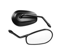 Rearview Side Mirror For Cruiser Sport Bike For Touring Motorbikes Universal Motorcycle Rear View Mirrors Heavy Duty Handlebar Side Mirrors Mirrors Scooter(Black)