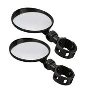 Rearview Side Mirror For Mini Universal Bicycle Mirror Handlebar Rearview Side For Motorcycle Adjustable For Bike Riding Cycling Mirr W7Z9 Wing Foldable Mirrors(2pcs round L)