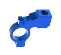 Rearview Side Mirror For Motorcycle Rear View Mirror Bracket Mount 10MM Thread Dia Handlebar Rearview Clamp Adapter 22mm Handle Wing Foldable Mirrors(Blue)