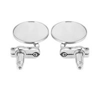Rearview Side Mirror For Universal 22mm 7/8" Motorcycle Round Handlebar End Side Mirrors Mirror Aluminum Rearview Wing Foldable Mirrors