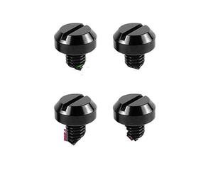 Rearview Side Mirror For Universal 4Pcs M10 M8 Motorcycle Mirror Hole Blanking Plugs Screws Bolts Left Right Hand Thread Caps Wing Foldable Mirrors(M8x1.25)