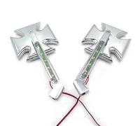 Rearview Turn Signal Maltese Cross Motorcycle Mirrors For GSXR 600/750 1992-2007