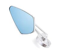 Rearview Universal 7/8" 22mm Handlebars For MSX 125 MSX125 For CB 500F CB500F Motorcycle CNC Aluminum Bar End Mirrors Side Rear View Mirror(One Piece silver)