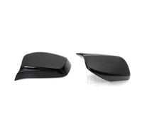 Rearview Wing Mirror Cover Caps For BMW For 5Series For E64 2004-2008 For 525i For 528i For 528xi For 530i 2ps Carbon Fiber Look Black Rearview Side Mirror