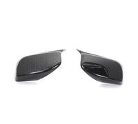 Rearview Wing Mirror Cover Caps For BMW For 5Series For E64 2004-2008 For 525i For 528i For 528xi For 530i 2ps Carbon Fiber Look Black Rearview Side Mirror