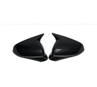 Rearview Wing Mirror Cover Caps For Seat For Leon For MK4 2020-2024 For Cupra For Formentor 2022-2024 Carbon Fiber ABS Glossy Black Mirror Cap Rearview