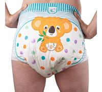 Rearz - Critter Caboose Brief Adult Printed Diapers Sample - 7600ml (Medium (30"- 40"))