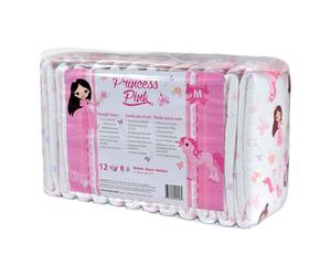 Rearz - Princess Pink - Overnight Adult Diapers (12 Pack) (Large)