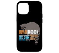 Reasons I Can Relate To A Raccoon Funny Cute Chubby Raccoon Case for iPhone 12/12 Pro