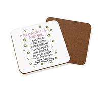 Reasons to Be A Unicorn Coaster Drinks Mat