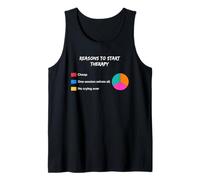 Reasons to Start Therapy Sarcastic Sarcasm Humor Therapist Tank Top