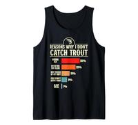 Reasons why i Didn't Catch Trout Fishing Funny Tank Top