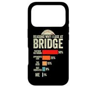 Reasons why i lose at Bridge Partner Funny Card Game Player Case for iPhone 17 Pro
