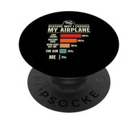 Reasons why i lost Model Airplane Crash Funny RC Plane Pilot PopSockets Adhesive PopGrip