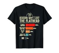 Reasons why i Lost the Flathead Funny Catfish cat Fishing Value Graphic T-Shirt