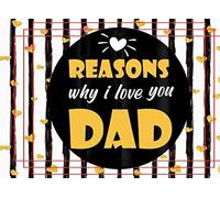 reasons why i love you dad: Fill in The Blank Book With You Love About Dad Unique Gifts for Father's Day or Birthday, Christmas From Kids (Things I Love About You Book for Dad) (love my daddy)