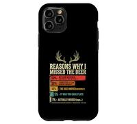 Reasons Why I Missed The Deer Funny Hunter Vintage Hunting Case for iPhone 11 Pro