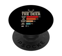 Reasons Why I Missed The Deer Hunting Buck Deer Hunter Funny PopSockets Adhesive PopGrip