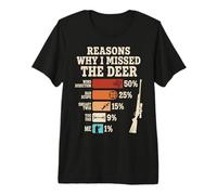 Reasons Why I Missed The Deer Premium T-Shirt