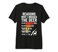 Reasons Why I Missed The Deer Premium T-Shirt