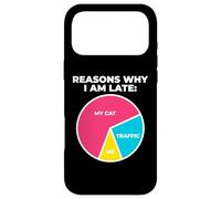 Reasons Why I'm Late My Cat Traffic Me Feline Owner Case for iPhone 17 Pro Max