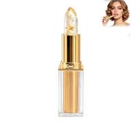 Reatiful Transferproof Color Changing Lipstick for Older Women, PH Adjusting Lipsticks Mature Women, Colour Changing Lipsticks,Clear to Pink with Gold Foil Long Lasting Moisturizing for Women (1PC)