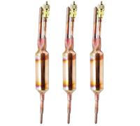 REAXOAL 3 PCS Filter Drier Refrigerant Liquid Line with Charging Valve,25GR 1/4 X 1/4