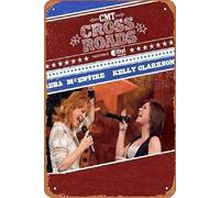 Reba McEntire and Kelly Clarkson: CMT Crossroads Movie Poster Retro Metal Tin Sign Wall Home Wall Art Metal Tin Sign,cave,bar,Club, Metal Tin Sign 8x12 Inches