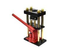 Rebar Bender, 8 Teeth Manual Plastic Hose Crimper Crimping Tool Desktop Hydraulic Clamp High Pressure Pipe Machine,Handheld Bender