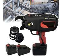 Rebar Binding Machine | Automatic Electric Tying Tool with 18.5V Battery for 4-45mm Rebar Sizes, Portable Binding Solution for Reinforced Concrete