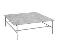 Rebar Coffee Table Large Gray Marble