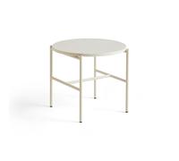Rebar Side Table Ø45 Beige Marble