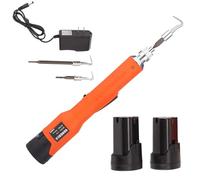 Rebar Tier Tying Machine, Portable Automatic Rebar Tying Machine,12.8V Rechargeable Rebar Tie Wire Tool with 2 * 6000Amh batteries for Steel Bar Rod Tying Binding